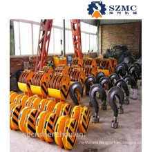 Can Be Customized Crane Wire Rope Winch Trolley Hook